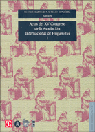 ACTAS DEL XV CONGRESO DE LA ASOCIACIÓN INTERNACIONAL DE HISPANISTAS I
