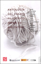ANTOLOGÍA DEL ENSAYO FILOSÓFICO JOVEN EN ARGENTINA