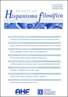 REVISTA DE HISPANISMO FILOSÓFICO Nº 17
