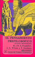 EL PENSAMIENTO PREFILOSÓFICO I