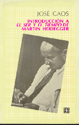 INTRODUCCIÓN A EL SER Y EL TIEMPO DE MARTIN HEIDEGGER