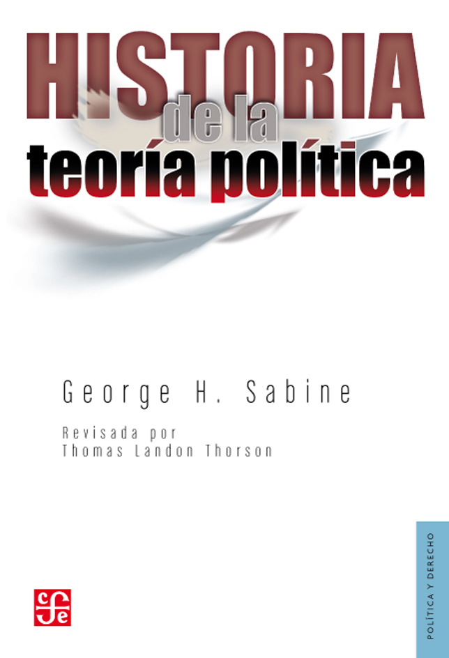 HISTORIA DE LA TEORÍA POLÍTICA